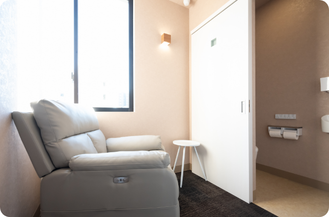 個室下剤スペース